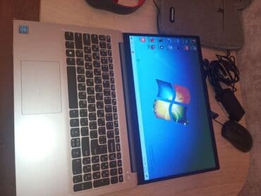 Modemlər və şəbəkə avadanlıqları: Lenovo noutbuk dəsti - Model: Lenovo (gümüşü korpus, incə və yüngül — 2
