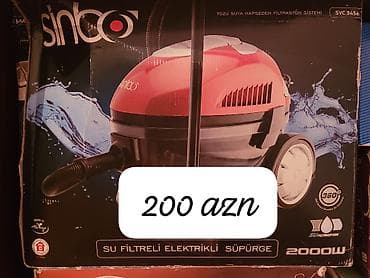 холодильник для автомобиля: Sinbo SVC 3456 su filtrasiyalı elektrikli süpürgə - Güc: 2000W - Su — 1