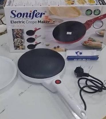 fire aparatı: Sonifer Electric Crepe Maker (SF-3038) – elektrikli krep/pankek — 1
