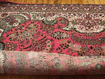 lenin: Şərq üslublu xalça – parlaq çəhrayı fon üzərində klassik floral — 2