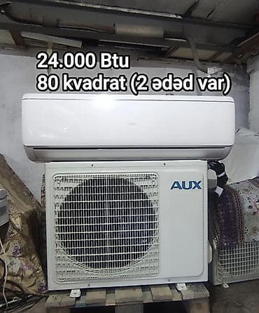 Аристоны: Кондиционер AUX, Б/у, 70-80 м², Сплит-система, Нет кредита, Платная установка — 1