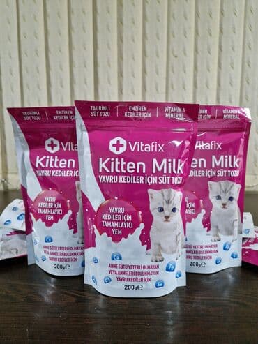 pişik yemi: Pişik südü.(pişik bala südü) vitafix ki̇tten milk pisik toz südü — 3