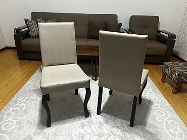 taxt: Mətbəx üçün, İşlənmiş, Qatlanmayan, rəng - Bej Stul — 2