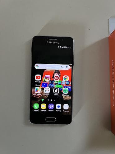 discover note 13 plus tablet: Samsung Galaxy A3, rəng - Qara, Sensor — 2
