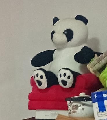 yumşaq oyuncaqlar: Məhsul: Yumşaq oyuncaqlar dəsti Təsvir: - Panda formalı böyük yumşaq — 1