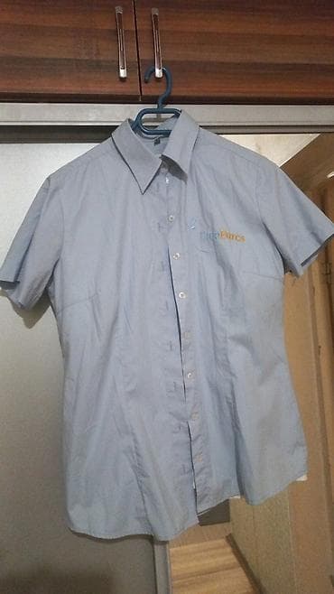 Личные вещи: Qadın köynəyi – EuroParcs loqolu - Rəng: açıq boz-mavi - Model — 1