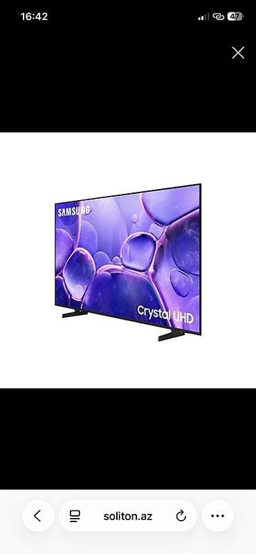 Samsung Crystal UHD televizor - Ekran: Crystal UHD (4K Ultra HD)