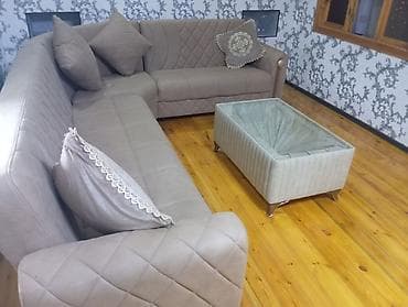 Künc divan dəsti - Künc formalı geniş divan: yumşaq parça üzlük, romb lalafo.az -da Künc divan dəsti - Künc formalı geniş divan: yumşaq parça üzlük, romb
