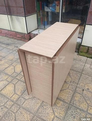 kompüter masa: Dördbucaq masa, Stulsuz, Polkasız, Siyirməsiz, Türkiyə, Sadə laminat — 3