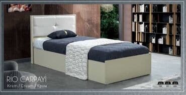 Lincoln: Новый, Односпальная кровать, Без подьемного механизма, С матрасом, Без выдвижных ящиков — 1