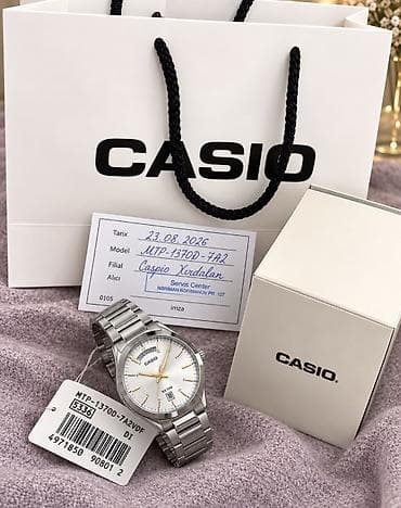 saat orient: Yeni, Qol saatı, Casio, rəng - Gümüşü — 1