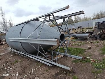 yem qablari: Metalkonstruksiya taxıl/yonca/qullu yemləri üçün silo-bunker - — 3