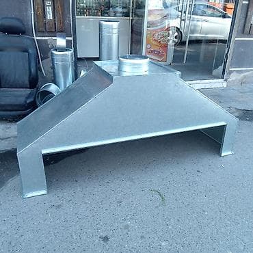 Ручная работа на заказ: Metaldan hazırlanan manqal və tüstü çıxarıcı sistemlər - Ocaq/manqal — 9