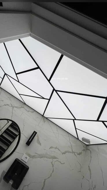 подвесной потолок в ванной: Asma tavan, Şüşə, Suyadavamlı, Pulsuz çatdırılma, Pulsuz quraşdırma, Zəmanətli — 5