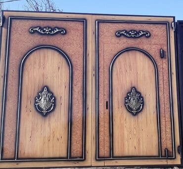 heyet qaplari: Darvazalar, Həyət üçün, Yeni, Mexaniki, Ödənişli çatdırılma, Rayonlara çatdırılma, Ödənişli quraşdırma — 2