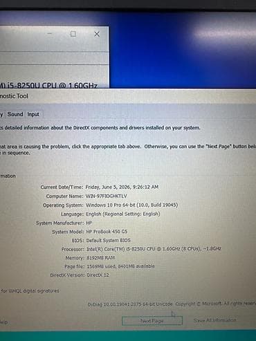 ram 6: HP ProBook 450 G5 – Biznes Sinif Güclü Noutbuk! ✅ Model: HP ProBook — 7
