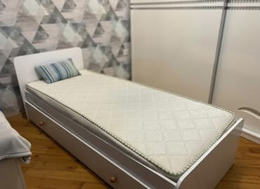 carpayi islenmis: Oğlan və qız üçün, İşlənmiş, Təknəfərlik çarpayı, Dolab — 1