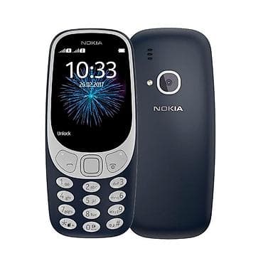 telefon nokia: Nokia 3310, rəng - Göy, İki sim kartlı — 1