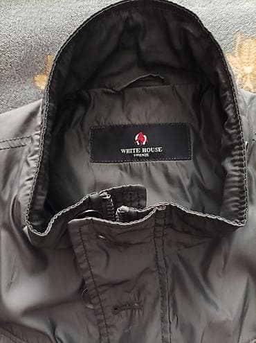 kurtka turkce: White house.hec bir ciriq,sokuyu yoxdur.Olcu 48(L,XL olcuyə uygundu) — 4