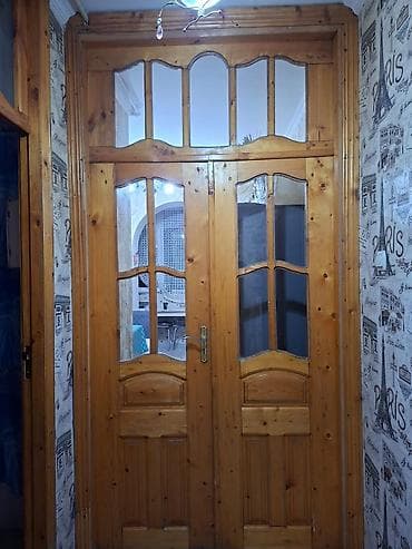 hamam kabinaları: Hamam tolet qapisi ve kuxna qapisidir - Material: təbii şam ağacı - — 2