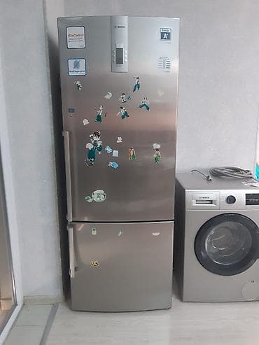 switch 2: Bosch ikikameralı soyuducu, inox korpus, aşağıda dondurucu — 1