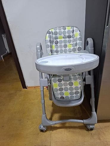 Столы для кормления: Uşaq yemək stulu – Skybaby - Brend: Skybaby - Rəng/görünüş: boz — 1