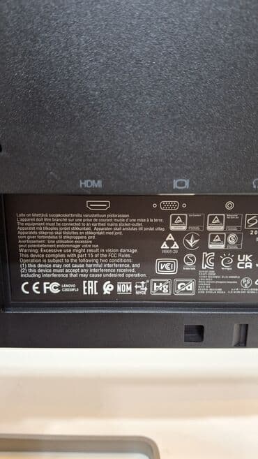 monitor temiri: ☑️Lenovo monitor ☑️Ekran: 24 ✅Qiymət: 250 azn 🖥️Pc və — 5