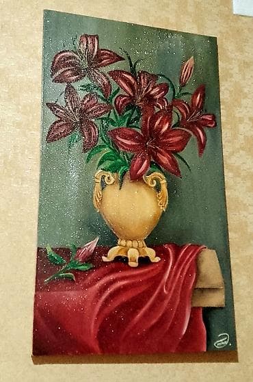 Rəsm əsəri – “Zambaq dəstəsi” - Texnika: kətan üzərində akril/yağlı