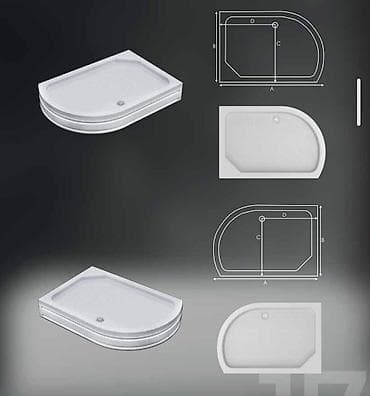 vanna olculeri: Yeni Vanna, Akril, 120x70 sm, Ödənişli çatdırılma — 9