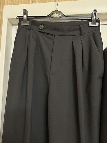 zara dəst: Qara klassik kostyum dəsti – Zara - Tərkib: Jaket və şalvar - Rəng — 3