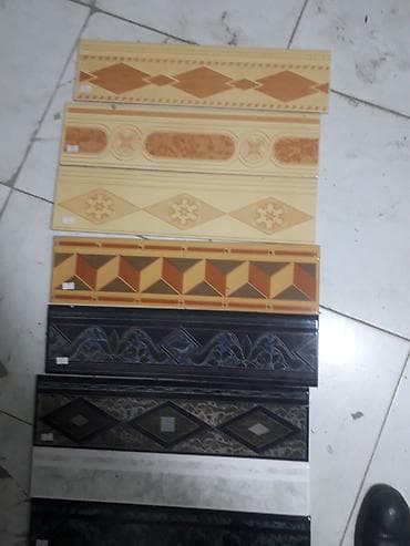 Dekorativ seramik bordür/plintus zolaqları - Məhsul növü: Divar və