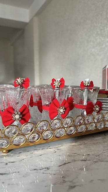 Çay dəsti, Xrustal, 12 nəfərlik, Türkiyə