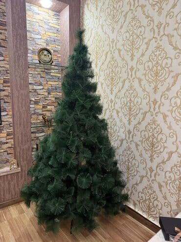 Sun’iy Şaxta baba yolkası - Material: yüksək sıxlıqlı yaşıl