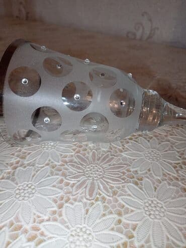 Mətbəx aksesuarları: Qədəhlər, rəng - Gümüşü, Şüşə, 6 ədədli dəst, Türkiyə — 7