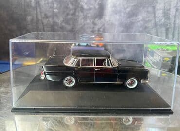 metbex tavan modelleri: Коллекционная модель Mercedes-Benz 220SE W111 black 1959 Vitesse — 6