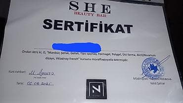 Peşəkar manikür və dırnaq xidməti yenidir köç ilə əlaqədar satılır