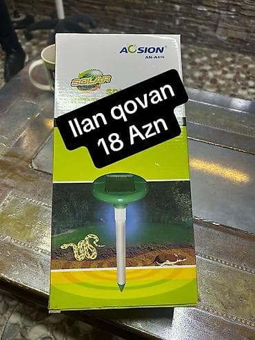 Aosion AN-A816 günəş enerjili ilan qovan + LED işıq - Günəş paneli — 1
