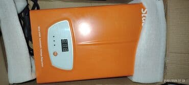 Yeni, Ev üçün, 1 faza, Gərginliy stabilizatoru, 220 V, Ünvandan götürmə, Ödənişli çatdırılma, Kredit yoxdur