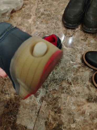 Джинсы и брюки: Kinetix uşaq idman ayaqqabısı - Rəng: tünd mavi – qırmızı daxili — 2