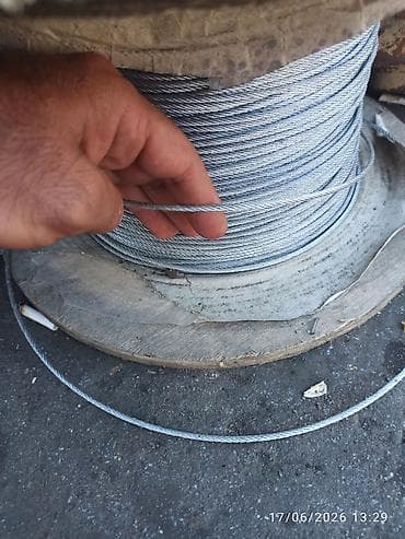 Металлические тросы: Məhsul: Sinklənmiş polad tros (E.G. Steel Wire Rope) - Konstruksiya — 4