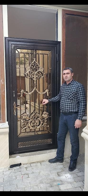 can eti: Dekorativ dəmir giriş qapıları – fərdi layihə və istehsal Məhsul — 1