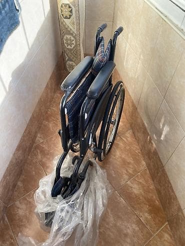 araba: Mexaniki əlil arabası - Yüngül və davamlı metal çərçivə - Böyük arxa — 4