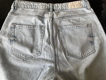 Cinslər: ZARA cins şalvarı - Model: Klassik 5-cibli dizayn (iki ön cib, sikkə — 3