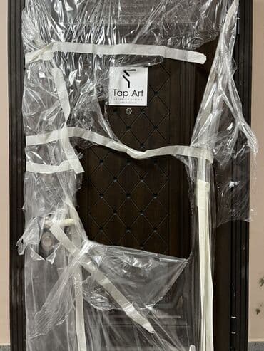 Lak-boya məhsulları: Dəmir giriş qapısı - Material: polad/dəmir konstruksiya, taxta — 3