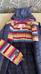 Cinslər və şalvarlar: Пальто- пуховик удлинённое, производство Канада на девочку 7-8 лет — 8