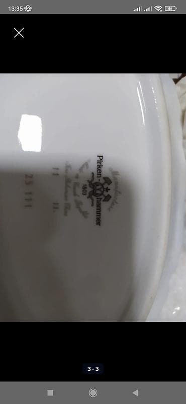 uzerlik qabi: PİRKENHAMMER porselen süfrə qabı – oval serve qabı 2 ədəd - — 2