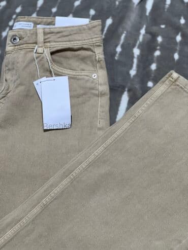 Рубашки: Мужские джинсы, Bershka, M — 4