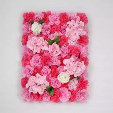 lalələr lalə gülü şəkilləri: Dekorativ süni gül paneli – kvadrat modul - Dizayn: sıx çiçək — 21