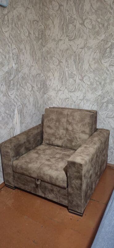 Комплекты диванов и столов: Кресло-кровать, Ткань — 1