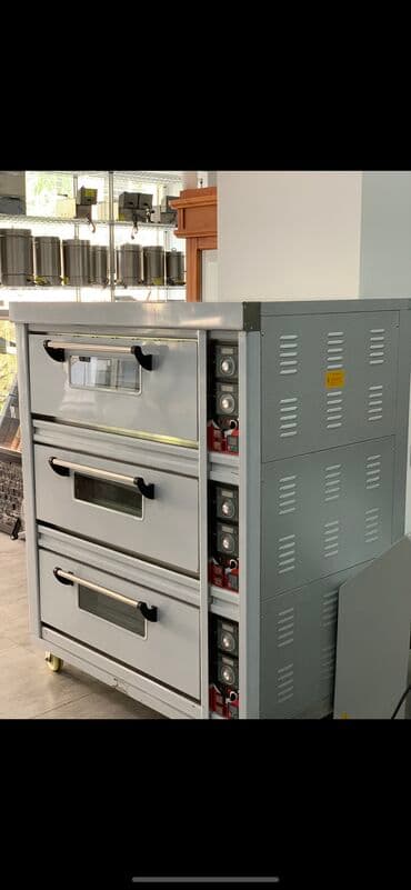 konveksiyon bişirmə sobası qiyməti: Çörək, Şirniyyət üçün, Elektrik, 3 mərtəbəli — 1